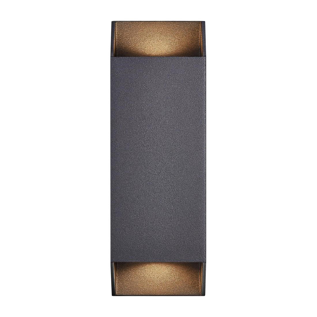 Nordlux Nico Square 22 Wall Light Black