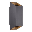 Nordlux Nico Square 22 Wall Light Black