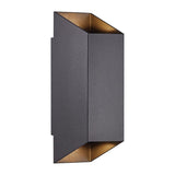 Nordlux Nico Square 22 Wall Light Black
