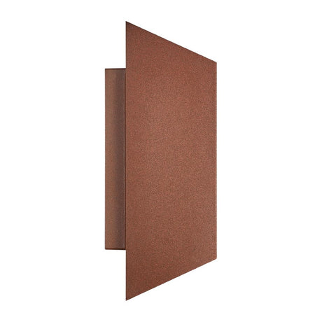 Nordlux Nico Square 22 Wall Light Rusty