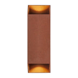 Nordlux Nico Square 22 Wall Light Rusty
