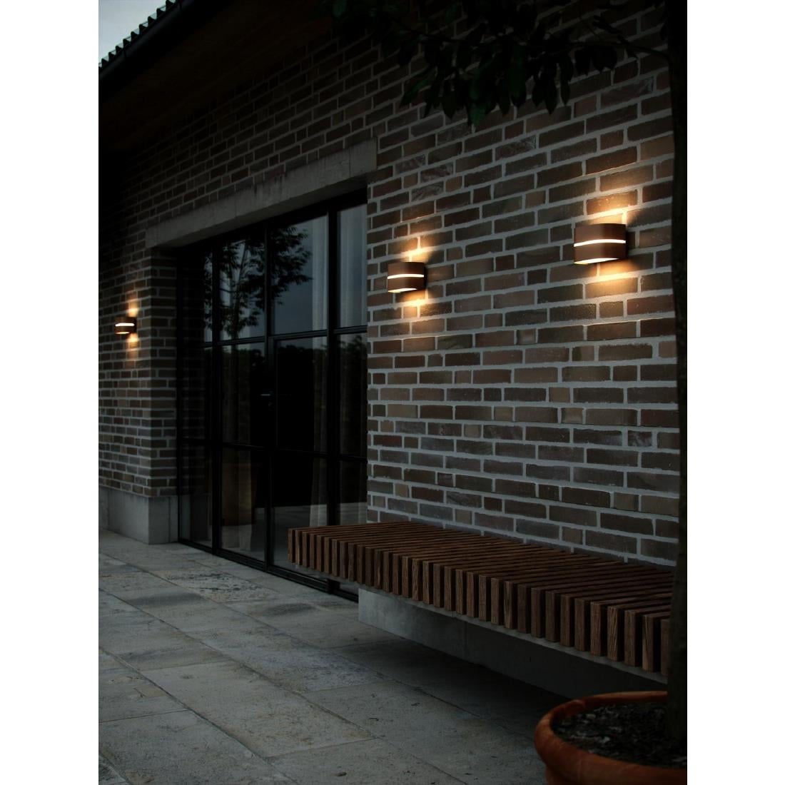 Nordlux Sibelis Wall Light Brown Metallic