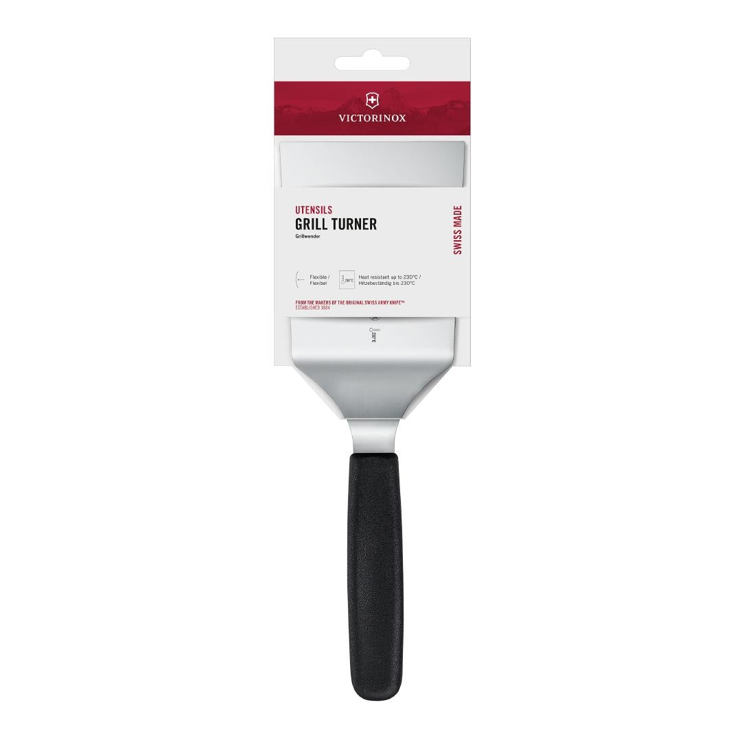 Victorinox Square End Grill Turner Black 12cm