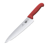 Victorinox Fibrox Straight Chefs Knife Red 25cm