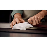 Victorinox Fibrox Fluted Santoku Knife Black 17cm