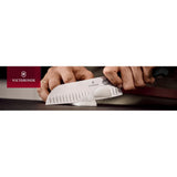 Victorinox Fibrox Fluted Santoku Knife Black 17cm