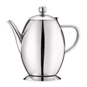 Elia Classic Stainless Steel Coffee Pot with Hinged Lid 800ml