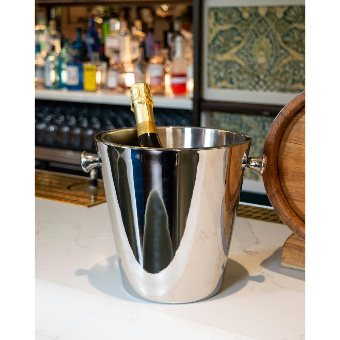 Elia Stainless Still Double Wall Wine Cooler 230mm