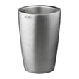 Elia Insulated Curved Bottle Cooler Satin Steel 130mm