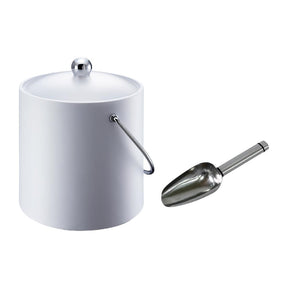 Elia Insulated Ice Bucket with Scoop White 3Ltr