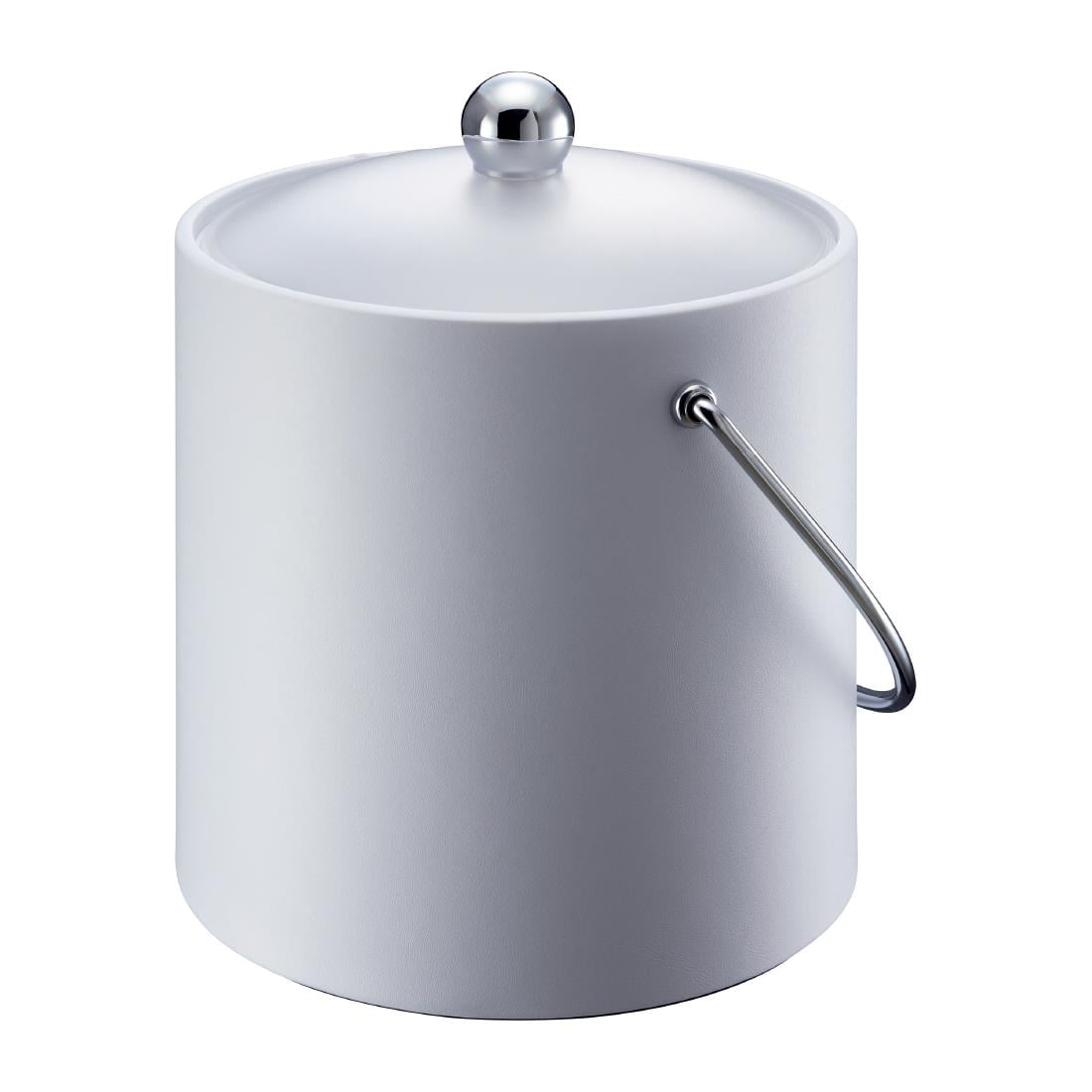 Elia Insulated Ice Bucket with Scoop White 3Ltr