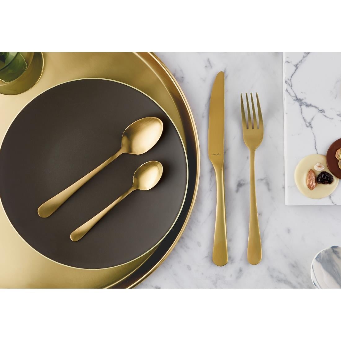 Amefa Austin Cake Forks Gold PVD (12 Pack)