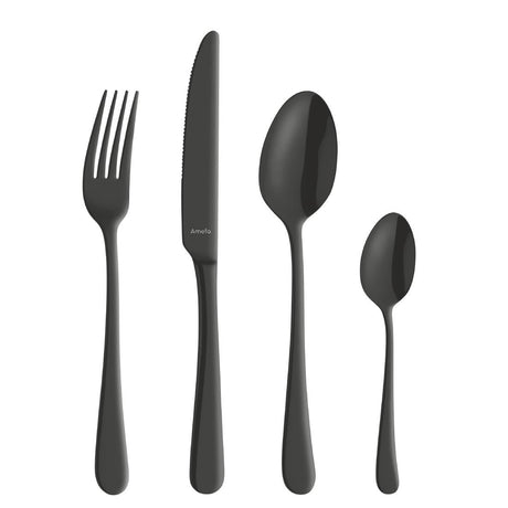 Amefa Austin Dessert Forks Black PVD (12 Pack)