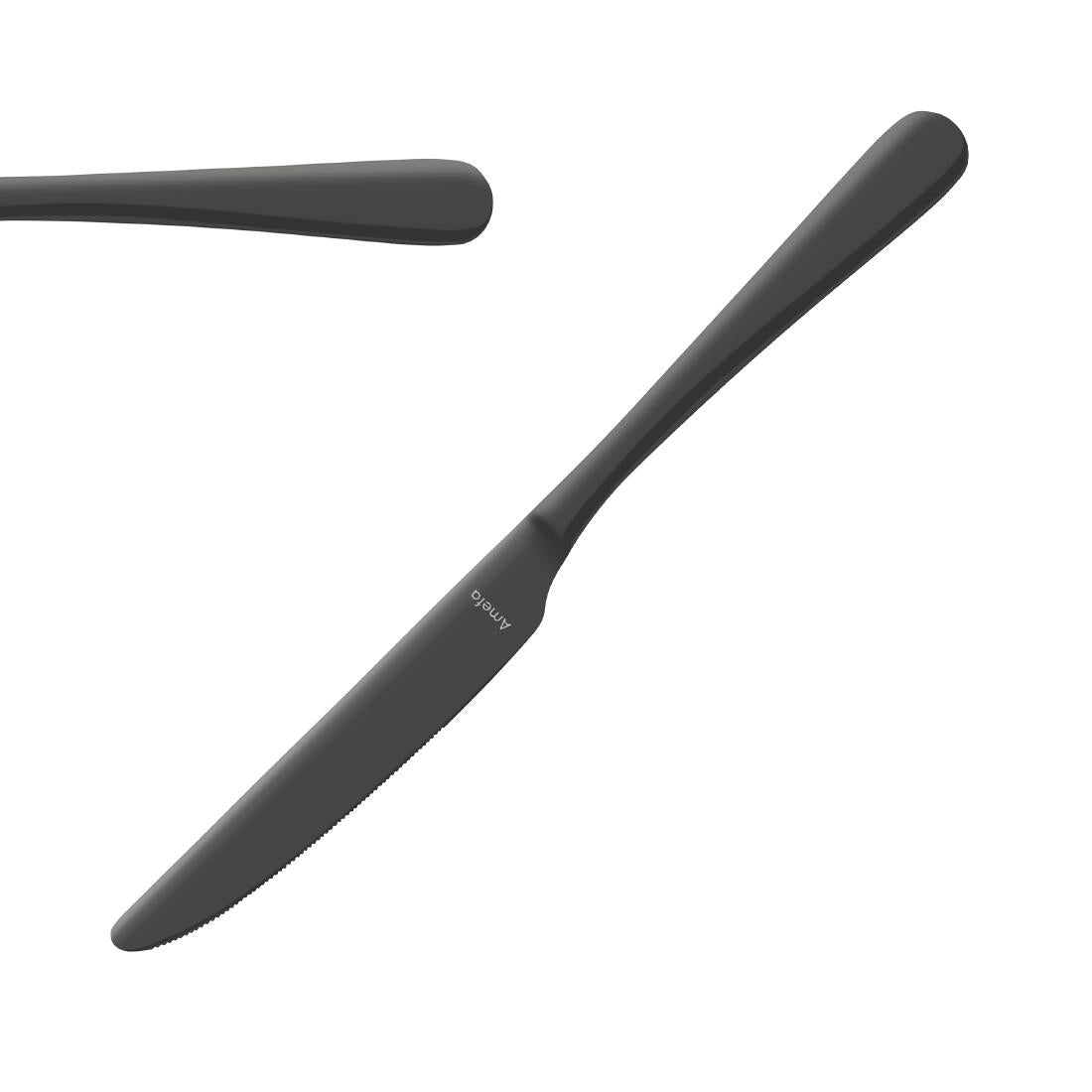 Amefa Austin Dessert Knives Black PVD (12 Pack)