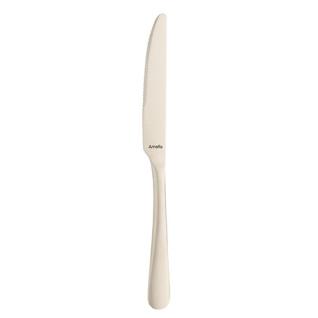 Amefa Austin Dessert Knives Champagne PVD (Pack 12)