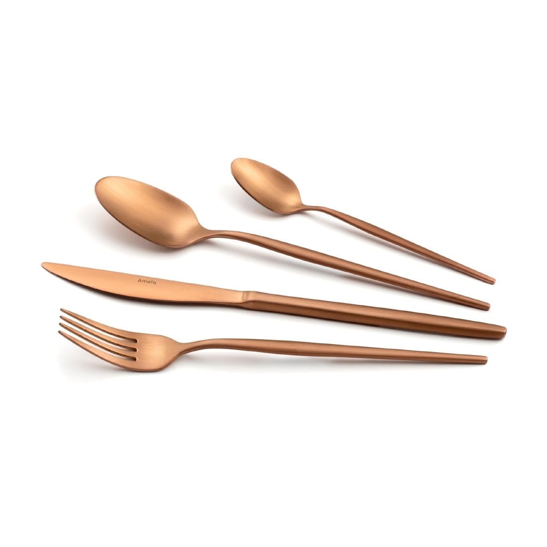 Amefa Soprano Copper Espresso Spoons (12 Pack)