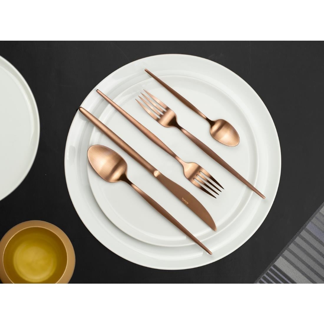 Amefa Soprano Copper Espresso Spoons (12 Pack)