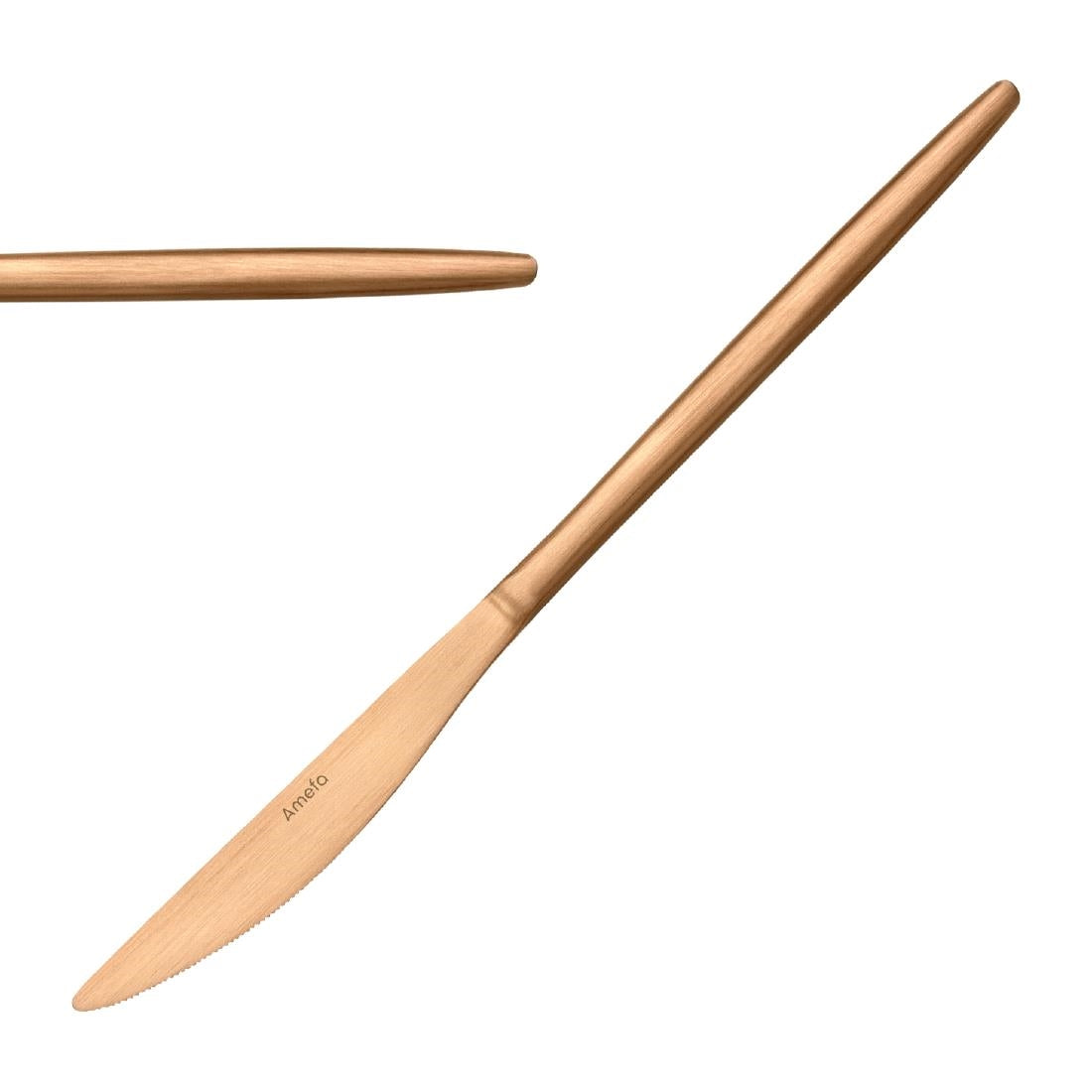 Amefa Soprano Copper Table Knives (12 Pack)
