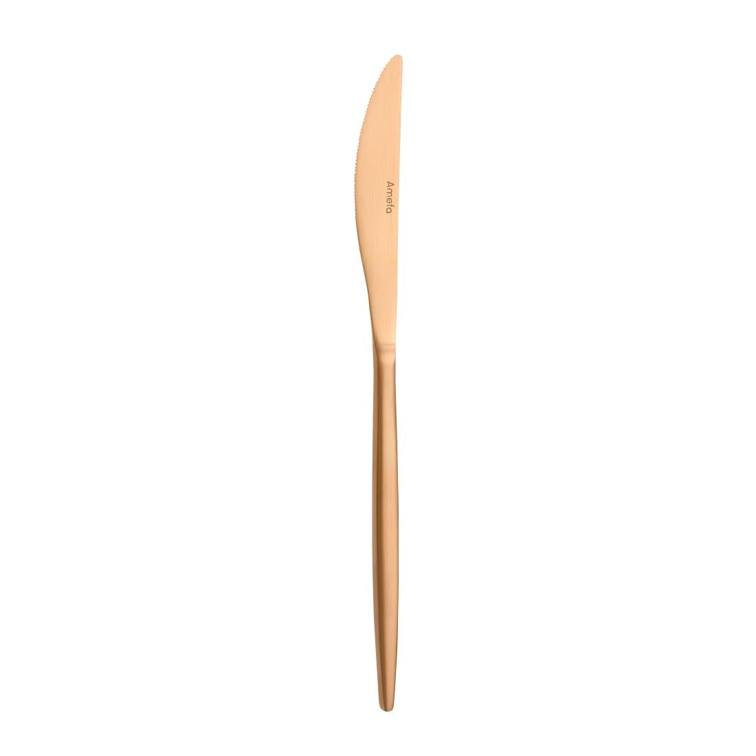 Amefa Soprano Copper Dessert Knives (12 Pack)