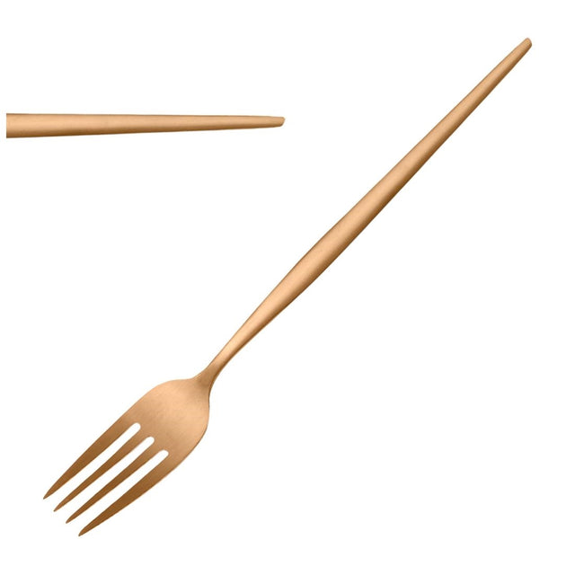 Amefa Soprano Copper Dessert Forks (12 Pack)