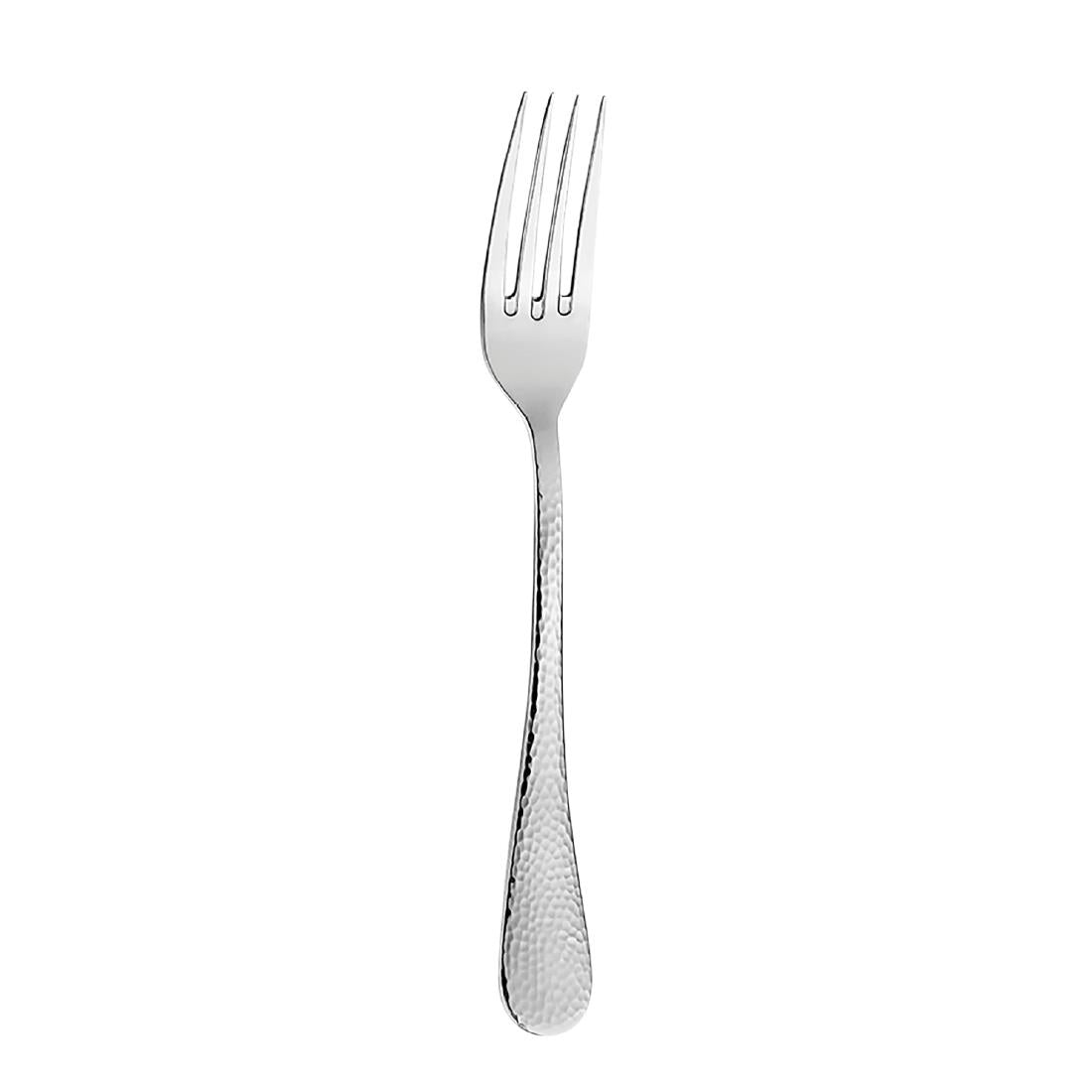 Amefa Sierra Hammered Dessert Forks (12 Pack)