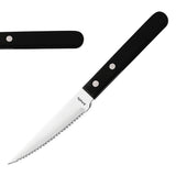 Amefa 2 Rivet Steak Knives Black (12 Pack)