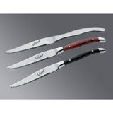 Amefa Virgule Steak Knives Brown (12 Pack)