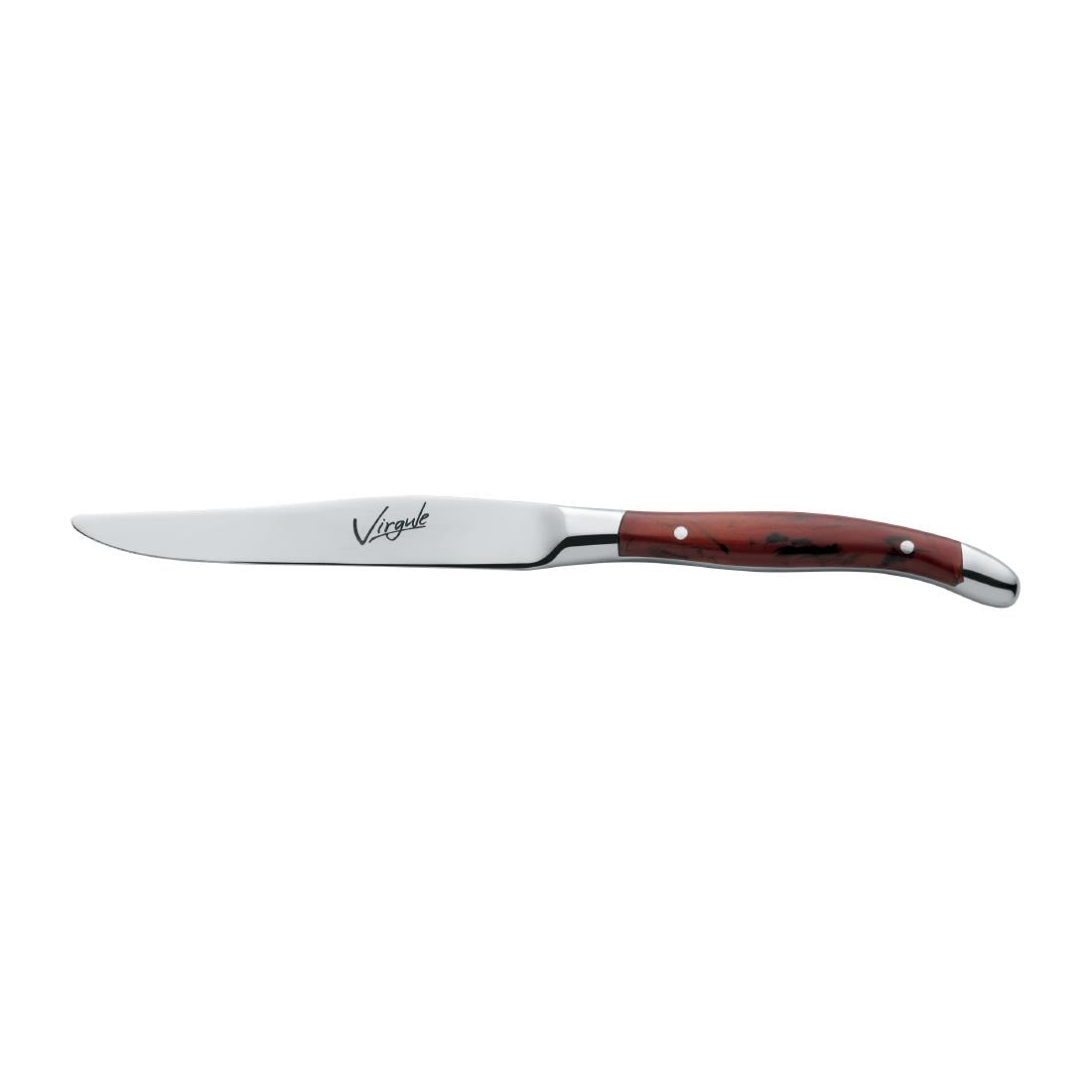 Amefa Virgule Steak Knives Brown (12 Pack)