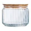 Luminarc Nova Jars with Bamboo Lids 500ml (6 Pack)