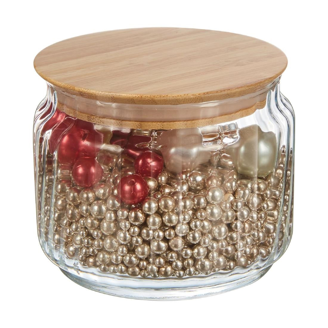 Luminarc Nova Jars with Bamboo Lids 500ml (6 Pack)