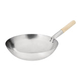 K299 Vogue Mild Steel Wok Round Base 356mm