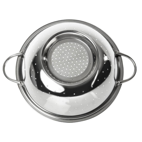 K348 Vogue Stainless Steel Colander 12"