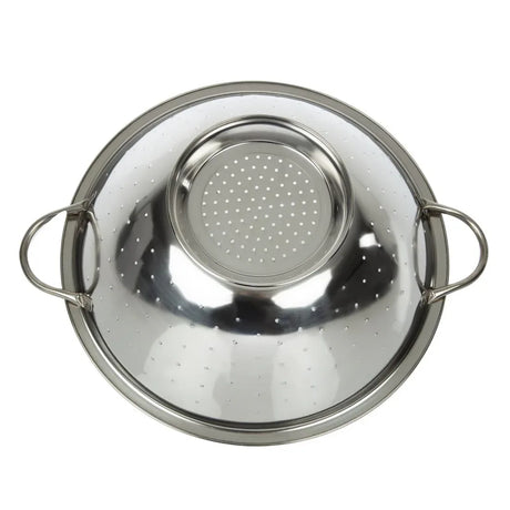 K349 Vogue Stainless Steel Colander 14" - JD Catering Equipment Solutions Ltd