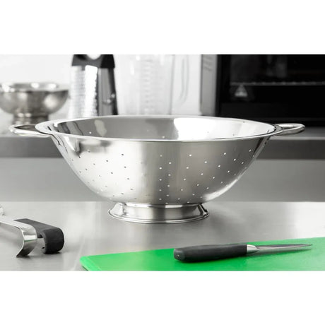 K349 Vogue Stainless Steel Colander 14" - JD Catering Equipment Solutions Ltd