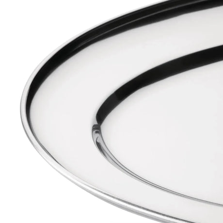 K365 Olympia Stainless Steel Oval Serving Tray 400mm K365