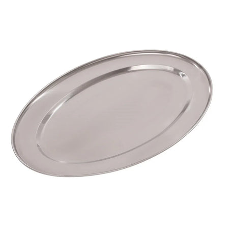 K365 Olympia Stainless Steel Oval Serving Tray 400mm K365