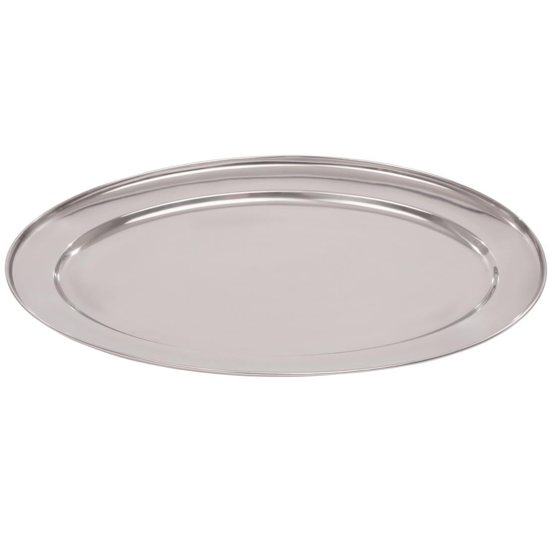 K366 Olympia Stainless Steel Oval Serving Tray 450mm K366