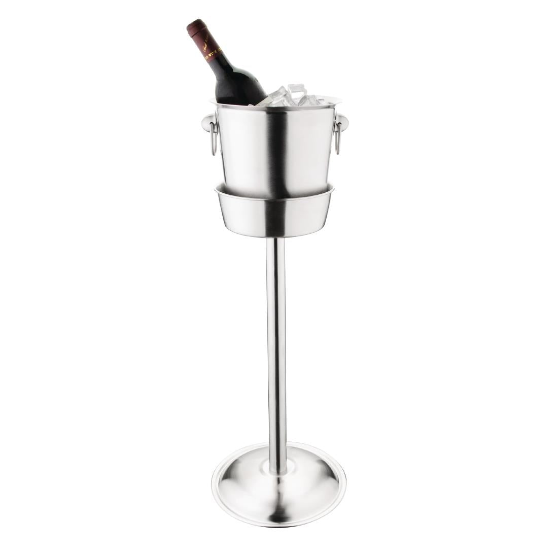 K406 Olympia Brushed Stainless Steel Wine And Champagne Bucket