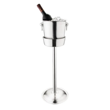 K407 Olympia Brushed Stainless Steel Wine And Champagne Bucket Stand - JD Catering Equipment Solutions Ltd