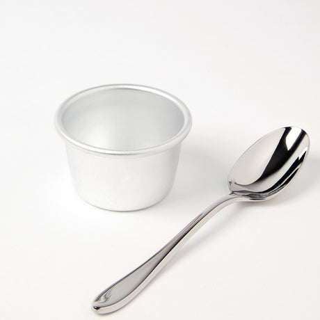 K513 Vogue Aluminium Mini Dariole Mould 85ml (Pack of 6)