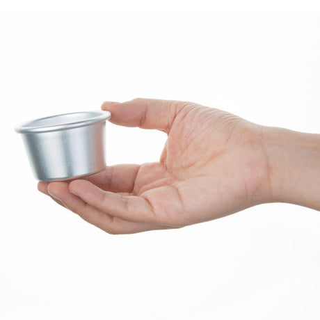 K513 Vogue Aluminium Mini Dariole Mould 85ml (Pack of 6)