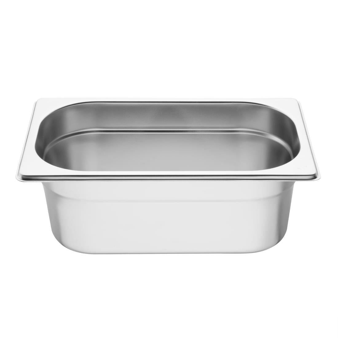 Vogue Stainless Steel 1/4 Gastronorm Pan 100mm