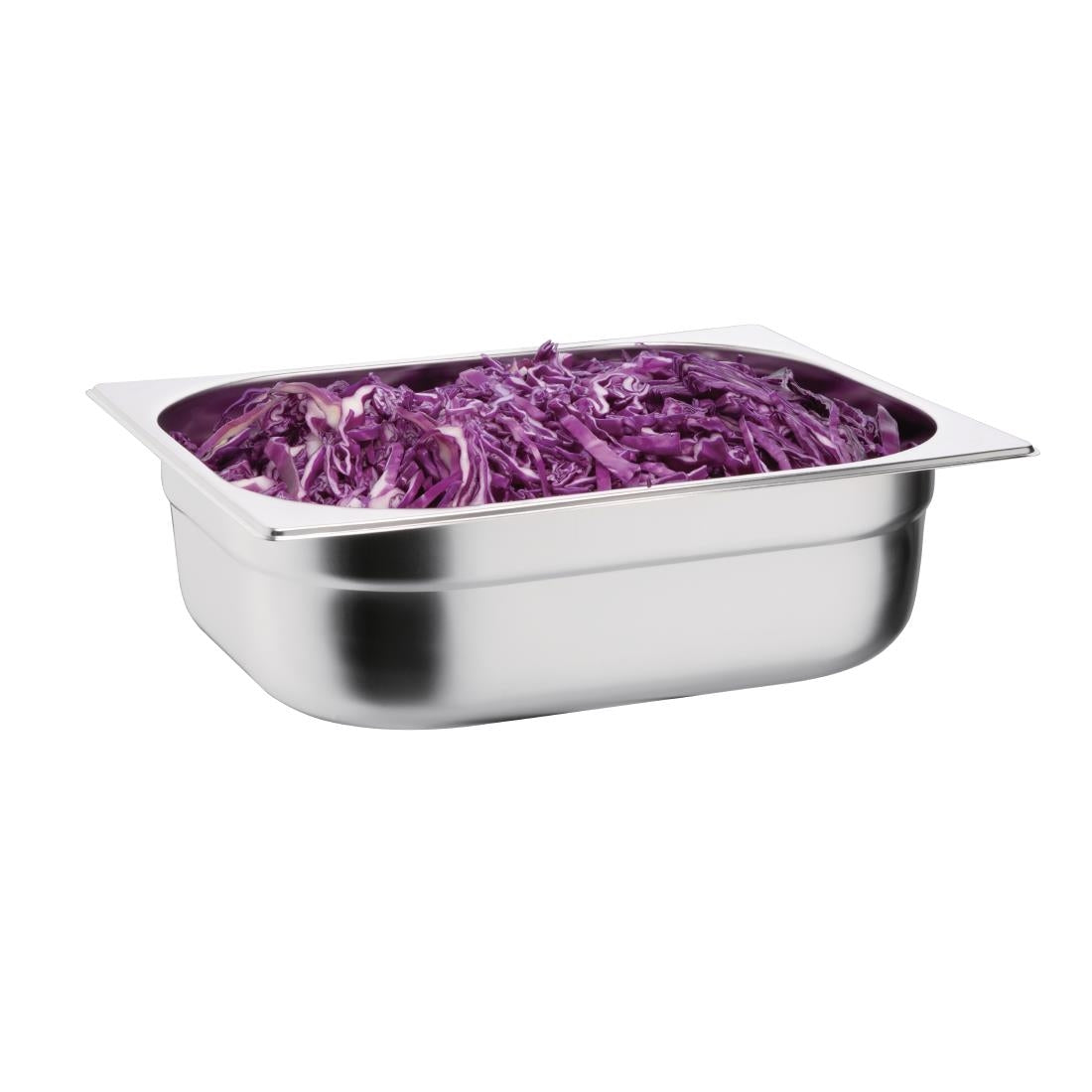 Vogue Stainless Steel 1/2 Gastronorm Pan 100mm