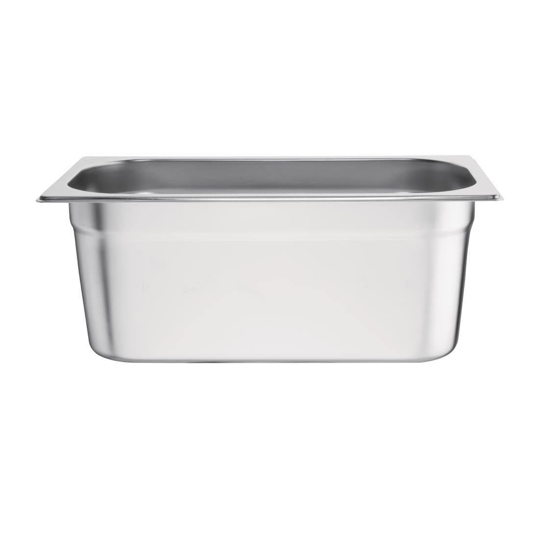 Vogue Stainless Steel 1/3 Gastronorm Pan 100mm