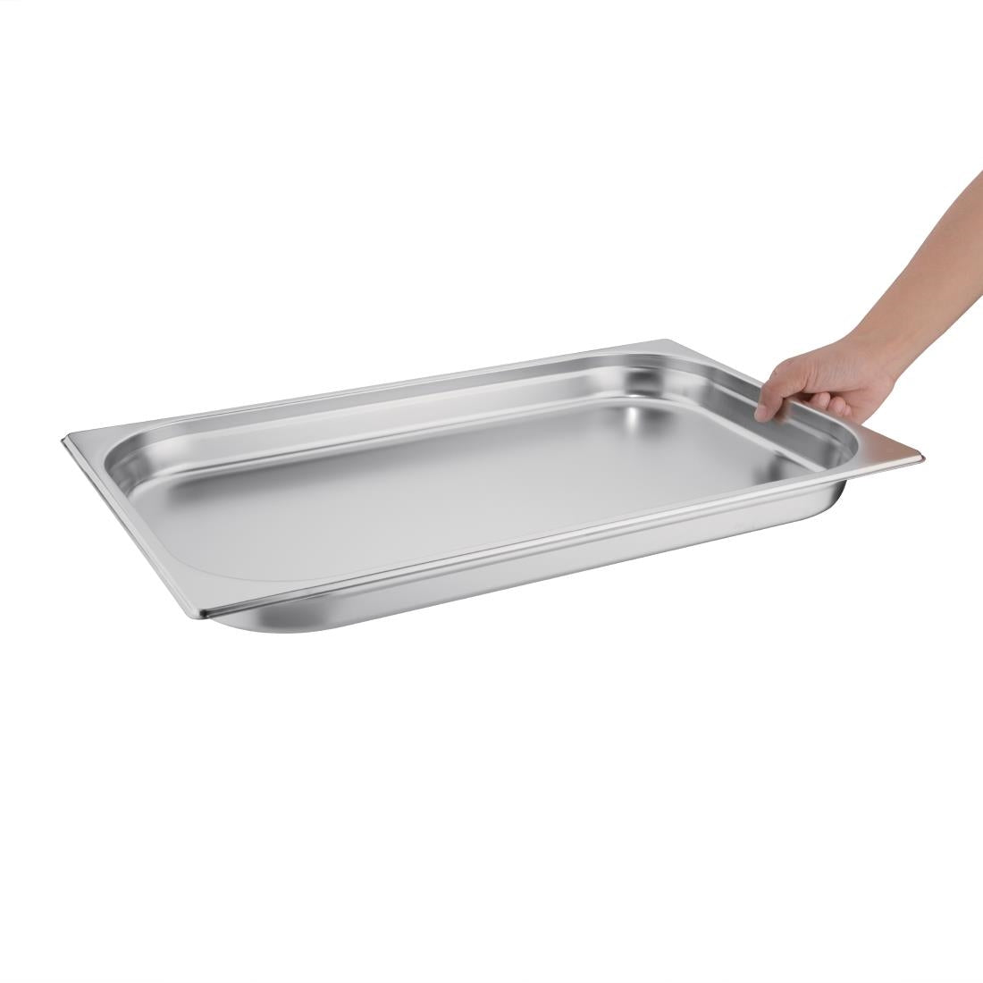 Vogue Stainless Steel 1/1 Gastronorm Pan 40mm