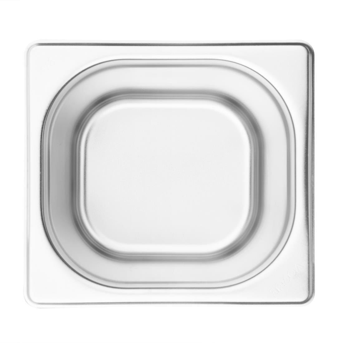 Vogue Stainless Steel 1/6 Gastronorm Pan 200mm