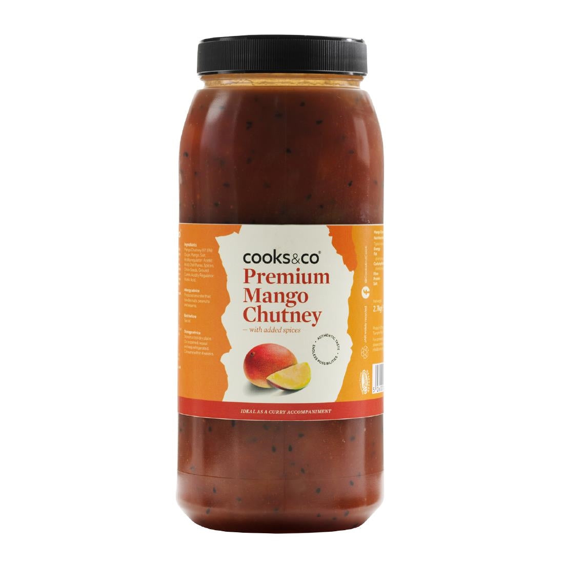 KA071 Cooks & Co Premium Mango Chutney 2.7kg