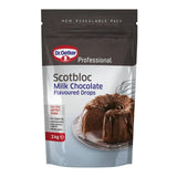 KA081 Dr Oetker Scotbloc Milk Chocolate Flavoured Drops 3kg - JD Catering Equipments Ltd