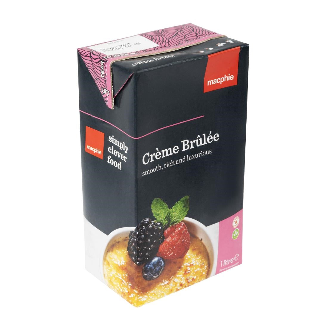 KA100 Macphie CrÃ¨me BrÃ»lÃ©e 1Ltr