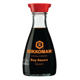 KA091 Kikkoman Soy Sauce 150ml (Pack of 6) - JD Catering Equipments Ltd